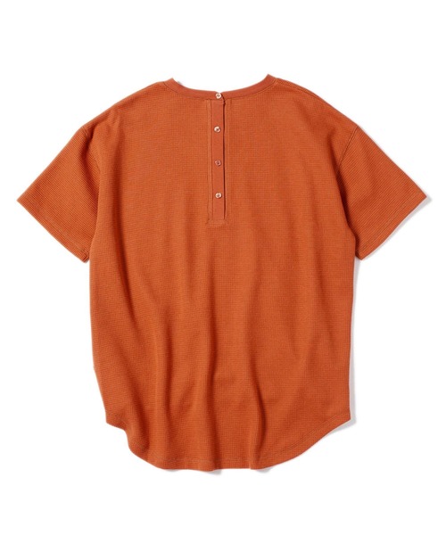 CLEARIMPRESSION （クリアインプレッション）の「《musee》ワッフルプルオーバー（Tシャツ/カットソー・レディース・ホワイト/ブラック/キャメル・フリー）」の12枚目の写真