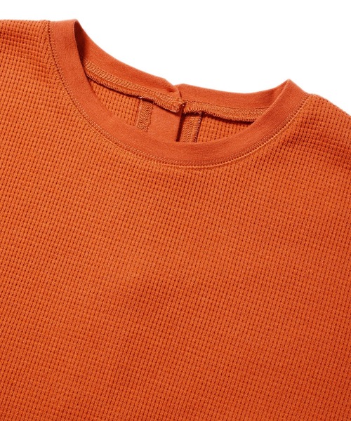 CLEARIMPRESSION （クリアインプレッション）の「《musee》ワッフルプルオーバー（Tシャツ/カットソー・レディース・ホワイト/ブラック/キャメル・フリー）」の7枚目の写真