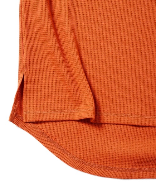 CLEARIMPRESSION （クリアインプレッション）の「《musee》ワッフルプルオーバー（Tシャツ/カットソー・レディース・ホワイト/ブラック/キャメル・フリー）」の4枚目の写真