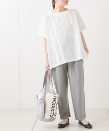 PUAL CE CIN | 麻レーヨンツイルパンツ(その他パンツ)