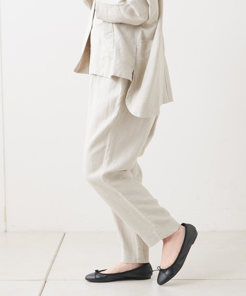 PUAL CE CIN(ピュアルセシン)の「麻レーヨンツイルパンツ(その他パンツ・レディース・ベージュ/グレー/スミクロ・FREE)」の16枚目の写真