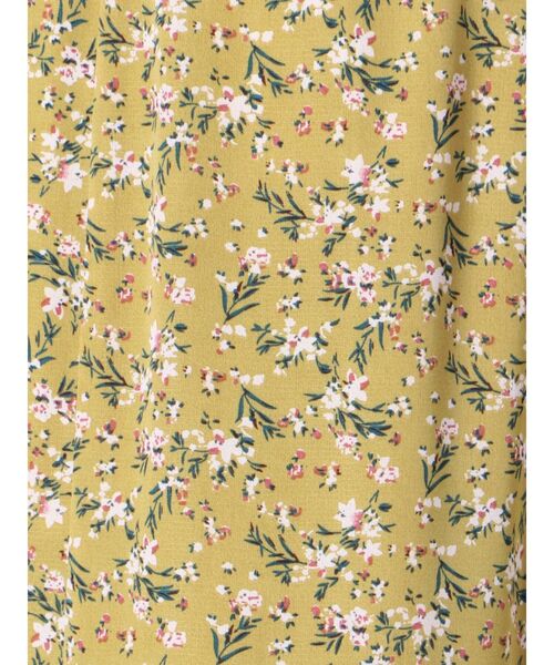 LAGUNAMOON（ラグナムーン）の「フラワープリントナロースカート（スカート・レディース・ブラック/イエロー/アイボリー・SMALL/MEDIUM）」の12枚目の写真