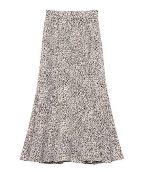 LAGUNAMOON（ラグナムーン）の「フラワープリントナロースカート（スカート・レディース・ブラック/イエロー/アイボリー・SMALL/MEDIUM）」の14枚目の写真