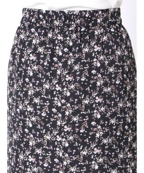 LAGUNAMOON（ラグナムーン）の「フラワープリントナロースカート（スカート・レディース・ブラック/イエロー/アイボリー・SMALL/MEDIUM）」の22枚目の写真