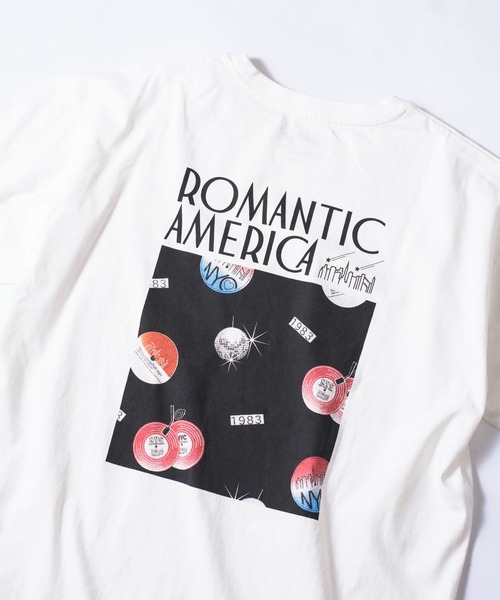 Manhattan Portage（マンハッタンポーテージ）の「【Manhattan Portage】ROMANTIC AMERICAバックプリント 21SS-MP-M405（Tシャツ/カットソー・メンズ・ホワイト系その他/ホワイト系その他2/ホワイト系その他3/ホワイト系その他4・M/L）」の2枚目の写真