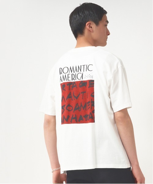 Manhattan Portage（マンハッタンポーテージ）の「【Manhattan Portage】ROMANTIC AMERICAバックプリント 21SS-MP-M405（Tシャツ/カットソー・メンズ・ホワイト系その他/ホワイト系その他2/ホワイト系その他3/ホワイト系その他4・M/L）」の12枚目の写真