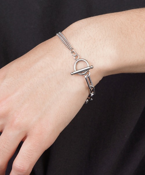 SPINNS（スピンズ）の「【5チェーンデザイン】チェーンデザインブレスレット（ブレスレット・メンズ・A/B/C/D/E・ONESIZE）」の4枚目の写真