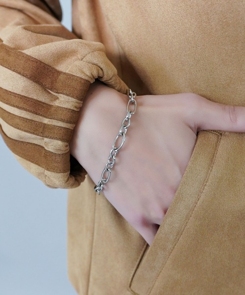 SPINNS（スピンズ）の「シルバーチェーンブレスレット/シンプル（ブレスレット・メンズ・A/B/C/D/E・ONESIZE）」の7枚目の写真