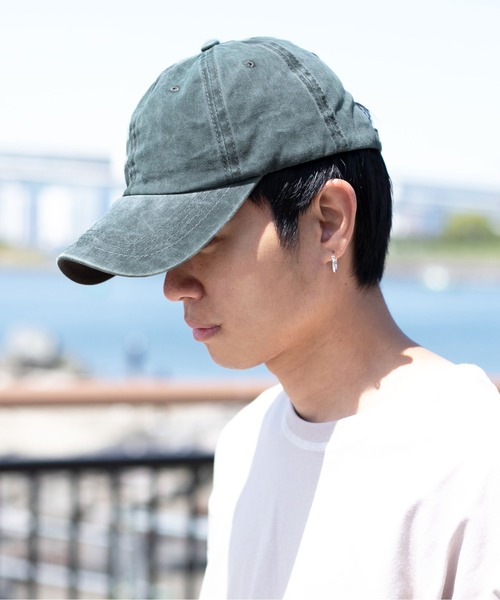 PairPair（ペアペア）の「ヴィンテージキャップ（キャップ・レディース・ブラック/グリーン/マスタード/ライトカーキ/グレイッシュブルー・FREE）」の10枚目の写真