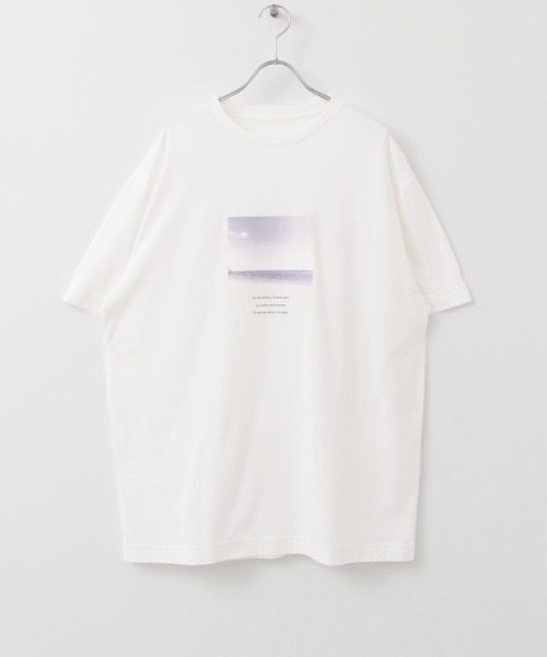 KBF+（ケービーエフプラス）の「KBF+　アソートモノトーンフォトTシャツ（Tシャツ/カットソー・レディース・オフホワイト/ブラック・ONE）」の21枚目の写真