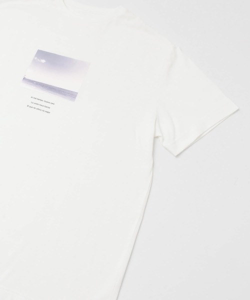 KBF+（ケービーエフプラス）の「KBF+　アソートモノトーンフォトTシャツ（Tシャツ/カットソー・レディース・オフホワイト/ブラック・ONE）」の22枚目の写真