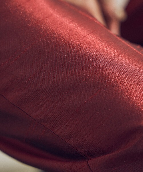 CREDONA(クレドナ)の「シャンタンタックPT(スラックス・レディース・ブラウン/レッド/グリーン・SMALL/MEDIUM)」の21枚目の写真