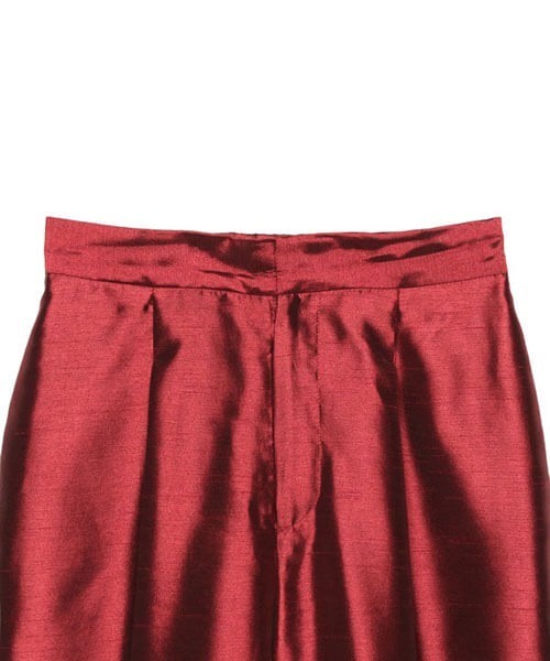 CREDONA(クレドナ)の「シャンタンタックPT(スラックス・レディース・ブラウン/レッド/グリーン・SMALL/MEDIUM)」の16枚目の写真