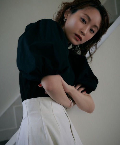 vis-`a-vis（ビサビ）の「デニム&チノハイウエストフレアースカート（デニムスカート・レディース・ベージュ/ホワイト系その他/ブルー系その他4・S/M）」の14枚目の写真