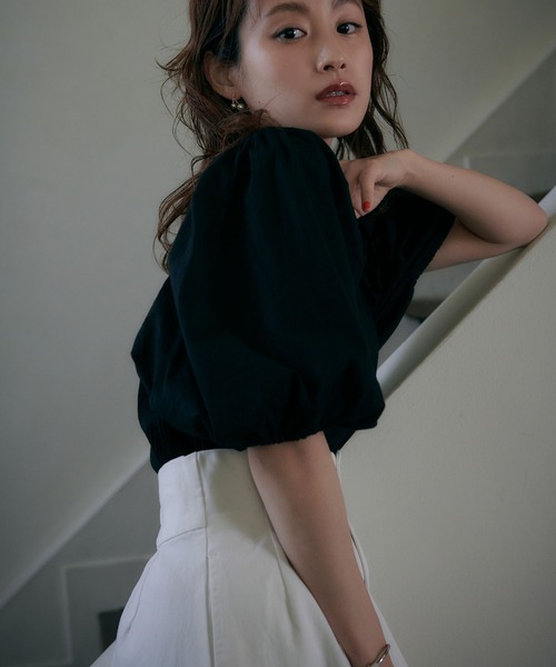 vis-`a-vis（ビサビ）の「デニム&チノハイウエストフレアースカート（デニムスカート・レディース・ベージュ/ホワイト系その他/ブルー系その他4・S/M）」の18枚目の写真