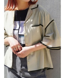 179/WG | パイピングシアーシャツ(シャツ/ブラウス)