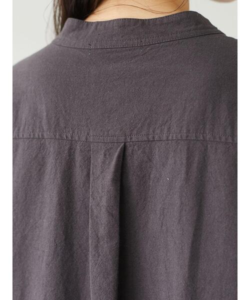 Green　Parks（グリーンパークス）の「ベルギーリネンブレンド　両ポケットワンピ＊（ワンピース・レディース・チャコールグレー/ベージュ/グリーン・FREE）」の22枚目の写真