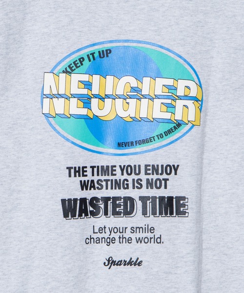 WEGO(ウィゴー)の「WEGO/サークルバックロゴTシャツ(Tシャツ/カットソー・レディース・ホワイト/杢グレー・SMALL/MEDIUM/LARGE/X-LARGE)」の7枚目の写真