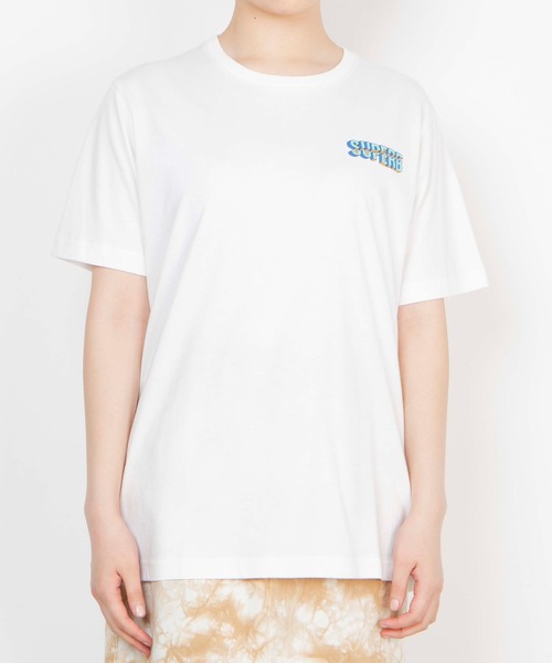 WEGO(ウィゴー)の「WEGO/サークルバックロゴTシャツ(Tシャツ/カットソー・レディース・ホワイト/杢グレー・SMALL/MEDIUM/LARGE/X-LARGE)」の22枚目の写真