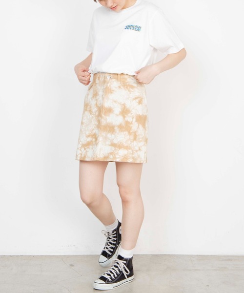 WEGO(ウィゴー)の「WEGO/サークルバックロゴTシャツ(Tシャツ/カットソー・レディース・ホワイト/杢グレー・SMALL/MEDIUM/LARGE/X-LARGE)」の13枚目の写真