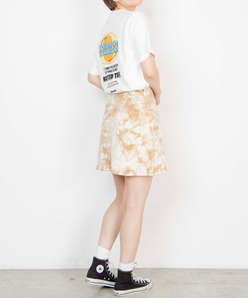 WEGO(ウィゴー)の「WEGO/サークルバックロゴTシャツ(Tシャツ/カットソー・レディース・ホワイト/杢グレー・SMALL/MEDIUM/LARGE/X-LARGE)」の15枚目の写真