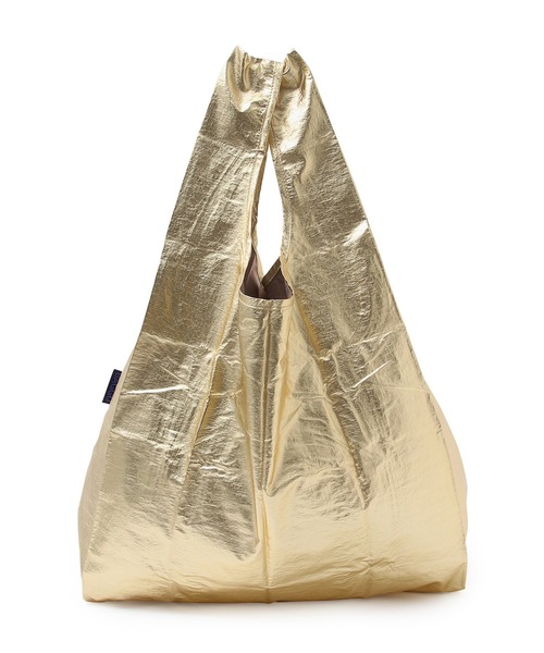 ADAM ET ROPE'（アダムエロペ）の「【BAGGU】Standard Baggu メタリック（エコバッグ/サブバッグ・レディース・シルバー/ゴールド・M）」の7枚目の写真