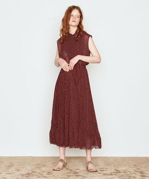 AEWEN MATOPH（イウエン マトフ）の「＜AEWEN MATOPH（イウエン マトフ）＞ドット ボウタイ ノースリーブブラウス†（シャツ/ブラウス・レディース・ブラウン/ブラック・FREE）」の6枚目の写真