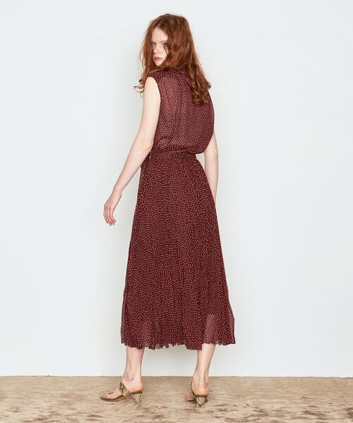 AEWEN MATOPH（イウエン マトフ）の「＜AEWEN MATOPH（イウエン マトフ）＞ドット ボウタイ ノースリーブブラウス†（シャツ/ブラウス・レディース・ブラウン/ブラック・FREE）」の8枚目の写真