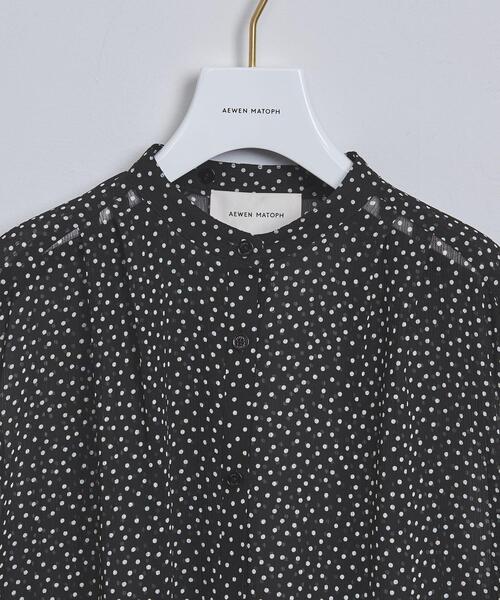 AEWEN MATOPH（イウエン マトフ）の「＜AEWEN MATOPH（イウエン マトフ）＞ドット ボウタイ ノースリーブブラウス†（シャツ/ブラウス・レディース・ブラウン/ブラック・FREE）」の18枚目の写真