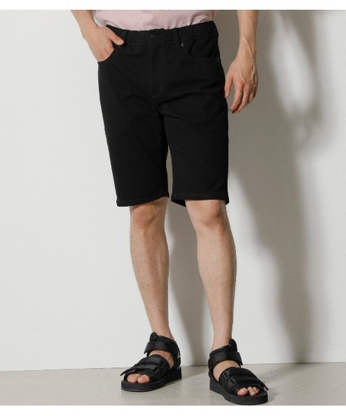 AZUL by moussy（アズールバイマウジー）の「EASY ACTION SHORT PANTS/イージーアクションショートパンツ（その他パンツ・メンズ・杢グレー/ライトピンク/ブラック/ライトブルー/ホワイト系その他/ブルー・LARGE/SMALL/MEDIUM/X-LARGE）」の3枚目の写真