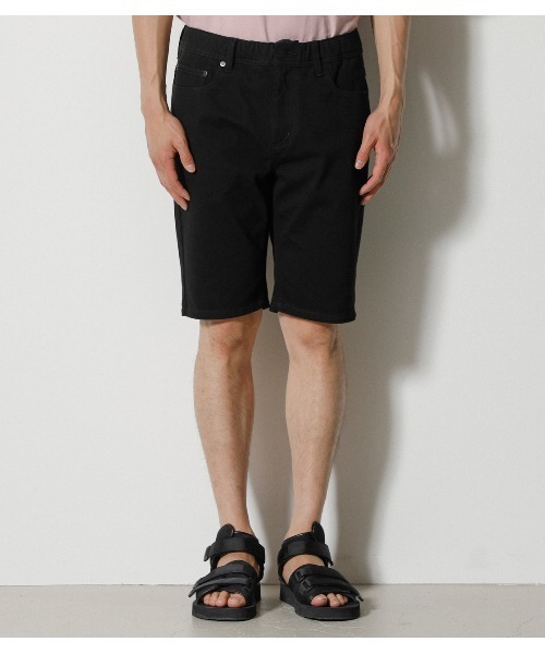 AZUL by moussy（アズールバイマウジー）の「EASY ACTION SHORT PANTS/イージーアクションショートパンツ（その他パンツ・メンズ・杢グレー/ライトピンク/ブラック/ライトブルー/ホワイト系その他/ブルー・LARGE/SMALL/MEDIUM/X-LARGE）」の14枚目の写真