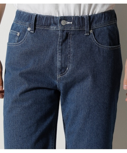 AZUL by moussy（アズールバイマウジー）の「EASY ACTION SHORT PANTS/イージーアクションショートパンツ（その他パンツ・メンズ・杢グレー/ライトピンク/ブラック/ライトブルー/ホワイト系その他/ブルー・LARGE/SMALL/MEDIUM/X-LARGE）」の9枚目の写真