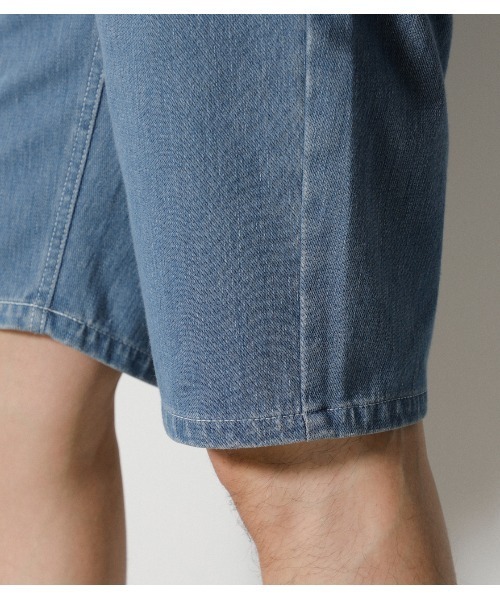 AZUL by moussy（アズールバイマウジー）の「EASY ACTION SHORT PANTS/イージーアクションショートパンツ（その他パンツ・メンズ・杢グレー/ライトピンク/ブラック/ライトブルー/ホワイト系その他/ブルー・LARGE/SMALL/MEDIUM/X-LARGE）」の11枚目の写真