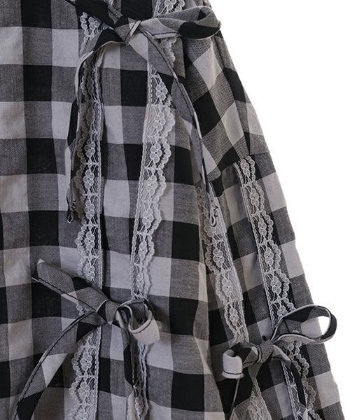 Candy Stripper（キャンディストリッパー）の「FLIRTY RIBBON ブルゾン（ブルゾン・レディース・グレー系その他/ブルー系その他/ブラック・2）」の11枚目の写真