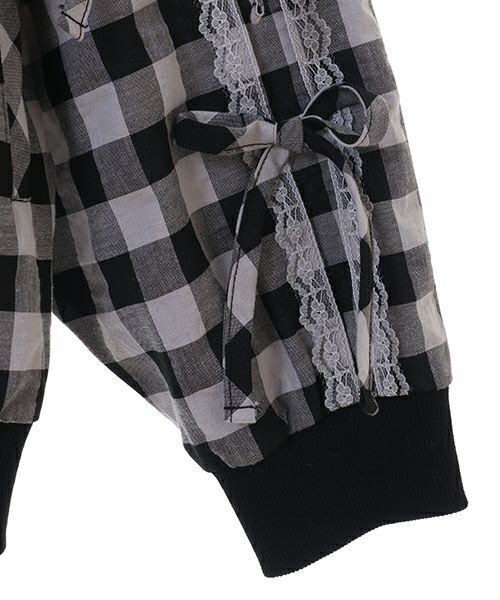 Candy Stripper（キャンディストリッパー）の「FLIRTY RIBBON ブルゾン（ブルゾン・レディース・グレー系その他/ブルー系その他/ブラック・2）」の12枚目の写真