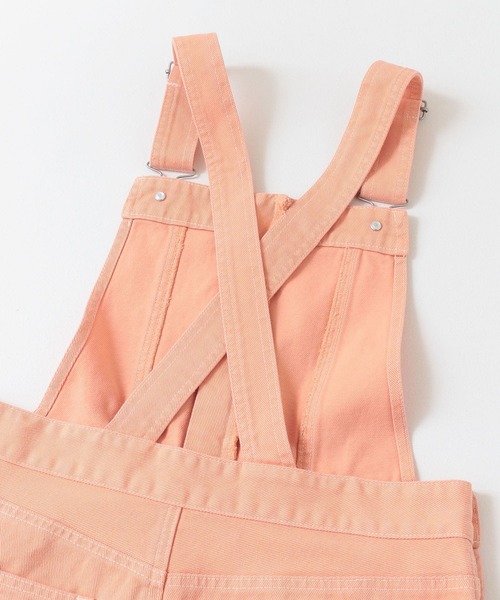 URBAN RESEARCH Sonny Label（アーバンリサーチサニーレーベル）の「フロントジップサロペット（サロペット/オーバーオール・レディース・ピンク系その他/オフホワイト/スミクロ・FREE）」の22枚目の写真