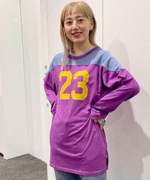 BEAMS BOY | SCREEN STARS × BEAMS BOY / 別注 23 クレイジー フットボールTシャツ(Tシャツ/カットソー)