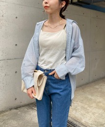 CAPRICIEUX LE'MAGE | シアーストライプシャツ(シャツ/ブラウス)