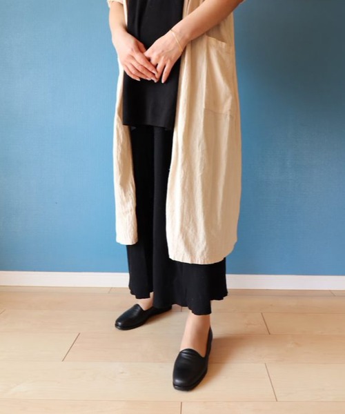 HERMOSA(エレモーサ)(エレモーサ)の「ソフト牛革 3Eカジュアルシューズ(モカシン/デッキシューズ・レディース・ブラック/ブロンズ/ネイビー/ブルー系その他/ブラック系その他・23.5cm/23.0cm/24.0cm/22.5cm/24.5cm/22.0cm/21.5cm)」の18枚目の写真