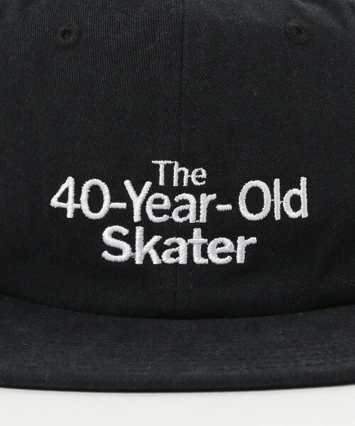QUARTER SNACKS（クウォータースナックス）の「QUARTER SNACKS / 40 Year Old Cap（キャップ・メンズ・ブラック・ONE SIZE）」の4枚目の写真
