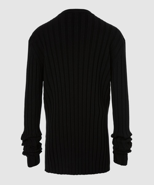 1017 ALYX 9SM(アリクス)の「WIDE RIBBED KNIT SWEATER(ニット/セーター・メンズ・ブラック・MEDIUM/LARGE/X-LARGE)」の2枚目の写真