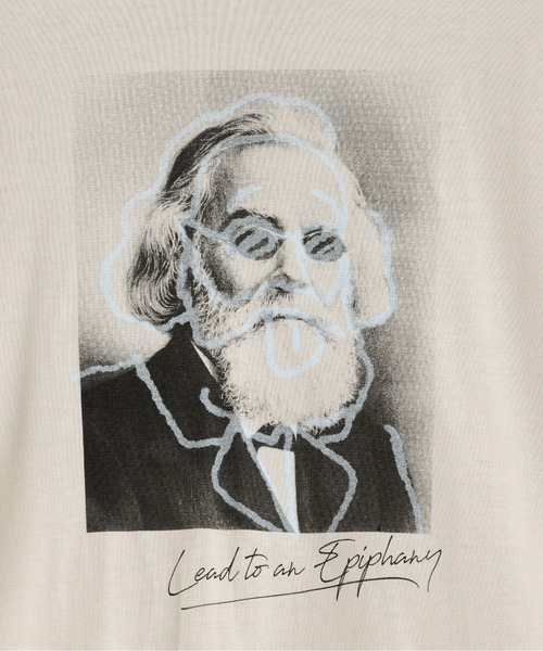 FREE'S MART(フリーズマート)の「モノトーンフォトグラフィティプリントTシャツ(Tシャツ/カットソー・レディース・ホワイト/ブラック/グレー・FREE)」の18枚目の写真