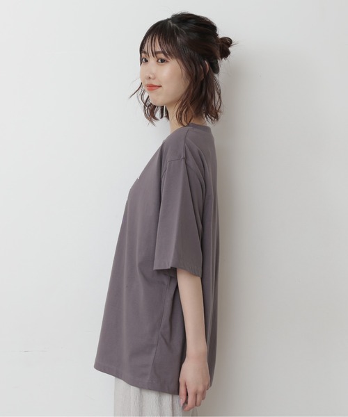 FREE'S MART(フリーズマート)の「モノトーンフォトグラフィティプリントTシャツ(Tシャツ/カットソー・レディース・ホワイト/ブラック/グレー・FREE)」の12枚目の写真