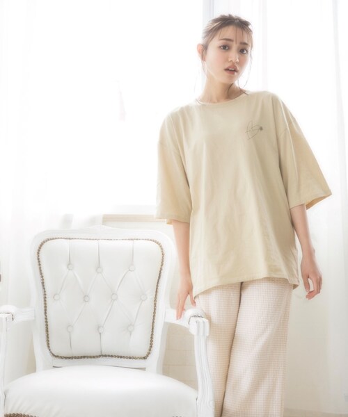 KOL ME BABY（コルミーベイビー）の「◆Angel Dust T-sh（Tシャツ/カットソー・レディース・チャコールグレー/サックスブルー/ホワイト系8/ホワイト系9/ホワイト系その他・00）」の10枚目の写真
