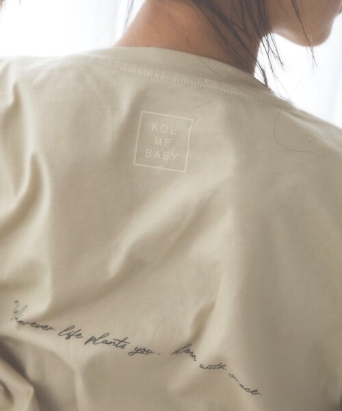 KOL ME BABY（コルミーベイビー）の「◆Angel Dust T-sh（Tシャツ/カットソー・レディース・チャコールグレー/サックスブルー/ホワイト系8/ホワイト系9/ホワイト系その他・00）」の12枚目の写真