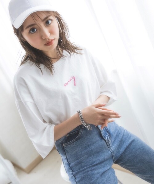 KOL ME BABY（コルミーベイビー）の「◆Angel Dust T-sh（Tシャツ/カットソー・レディース・チャコールグレー/サックスブルー/ホワイト系8/ホワイト系9/ホワイト系その他・00）」の18枚目の写真