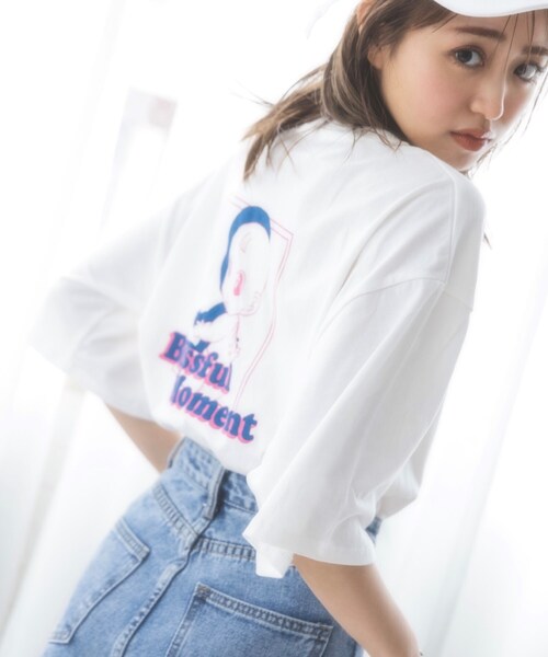 KOL ME BABY（コルミーベイビー）の「◆Angel Dust T-sh（Tシャツ/カットソー・レディース・チャコールグレー/サックスブルー/ホワイト系8/ホワイト系9/ホワイト系その他・00）」の20枚目の写真