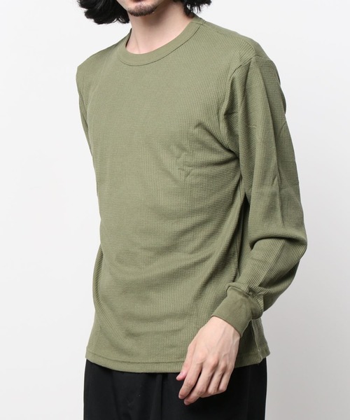 ROTHCO(ロスコ)の「Rothco / ロスコ Thermal Knit Underwear Top クルーネック サーマル ロンT(Tシャツ/カットソー・メンズ・ブラック/ホワイト/ウッドランド/オリーブ・MEDIUM/XX-LARGE/X-LARGE/LARGE/XXXX-LARGE/XXX-LARGE)」の4枚目の写真