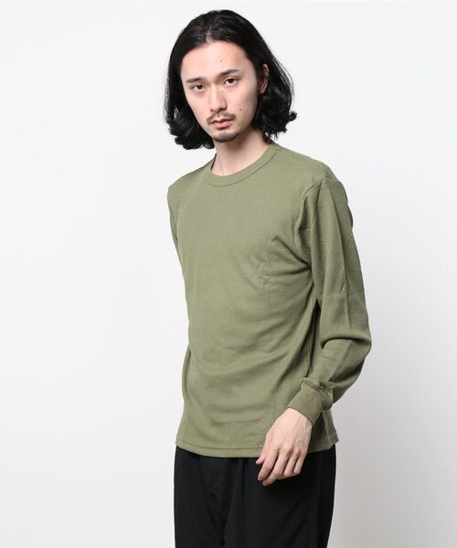 ROTHCO(ロスコ)の「Rothco / ロスコ Thermal Knit Underwear Top クルーネック サーマル ロンT(Tシャツ/カットソー・メンズ・ブラック/ホワイト/ウッドランド/オリーブ・MEDIUM/XX-LARGE/X-LARGE/LARGE/XXXX-LARGE/XXX-LARGE)」の8枚目の写真
