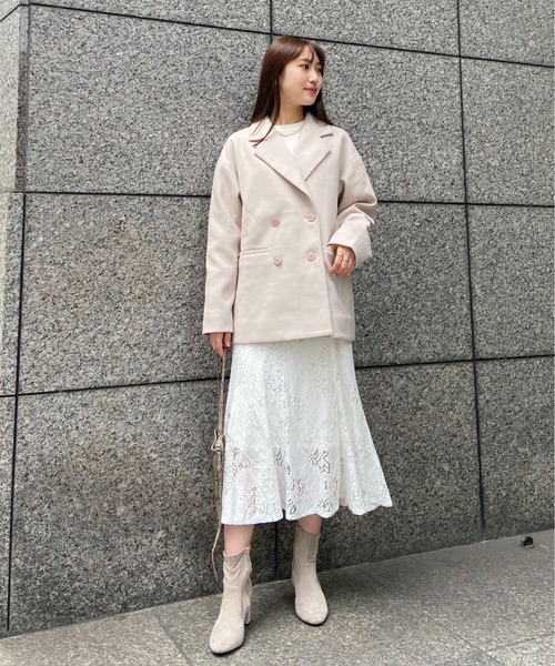 EPIMI E'PIMMY（エピミエピミー）の「レースマーメイドスカート（スカート・レディース・ブルー/ベージュ/オフホワイト/ブラック・MEDIUM）」の17枚目の写真